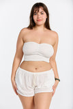 BENOA24- NAMIKA TUBE TOP- WHITE