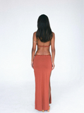 INDAH-ISLA MAXI DRESS-RUM