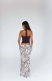INDAH-LANA MAXI SKIRT-KOPI TIGER