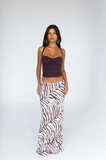 INDAH-LANA MAXI SKIRT-KOPI TIGER
