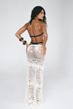 INDAH-ALEGRA MAXI SKIRT-IVORY