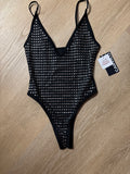 BIKINI HANALEI-V NECK ONE PIECE-MIDNIGHT METAL
