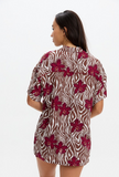 BENOA26 ALOHA SHIRT DRESS-DIVA