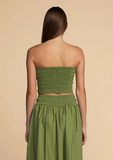 MIKOH SIWA 2 SMOCKED TOP - GRASS