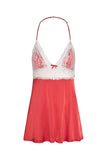INDAH-DAISY MINI DRESS-CORAL KISS
