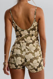 BENOA26-CAMO GINGER-3" ROMPER