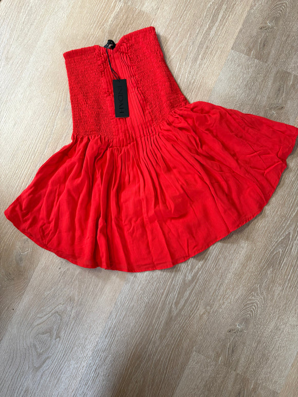 INDAH-WREN DRESS-POPPY