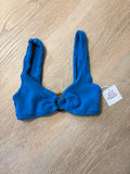 BIKINI HANALEI-UNISIZE CRINKLE RING TOP-BLUE