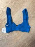BIKINI HANALEI-UNISIZE CRINKLE RING TOP-BLUE