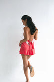INDAH-DAISY MINI DRESS-CORAL KISS