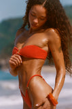 INDAH-KARO BANDEAU TOP-FLAME
