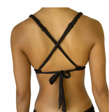 BRAIDED FIX TRIANGLE- BLACK