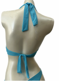 D-CUP HALTER- AQUA MARINE