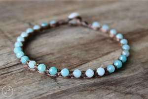 OCEAN TUFF JEWELRY-AMAZONITE MICROWEAVE BRACELET