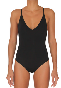 FULL BOTTOM ONE PIECE-BLACK