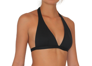 HALTER TOP- BLACK