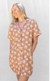 LOKAHI- ALOHA SHIRT DRESS-BUTTERRUM