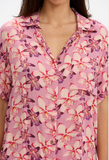 BENOA26 ALOHA SHIRT DRESS-BLOOM