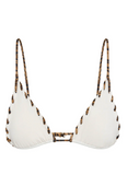 INDAH-FAITH TRIANGLE TOP-IVORY TIGER