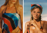 INDAH-SILK SCARF-CHEVRON