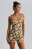 BENOA26-CAMO GINGER-3" ROMPER