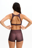 BENOA25-2.5" BOOTY SHORTS-CHOCOLATE ZEBRA