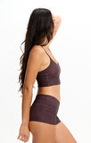 BENOA25-CHOCOLATE ZEBRA-LOWRISE SHORTS