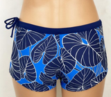 HONEY GIRL Pipeline Reversible Hipster Shorts - Kalo Indigo