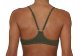 RACER BACK SPORT TOP- OLIVE