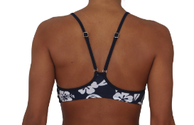 RACERBACK SPORT TOP- HIBISCUS NAVY