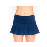 SKIRT W/ ATTACHED BOTTOM- NAVY