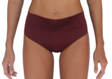 FULL HIGH WAIST. BOTTOM- MAROON