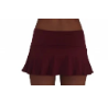 SKIRT W ATTACHED BOTTOM- MAROON