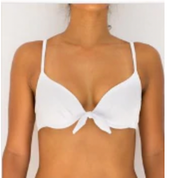 UNDERWIRE W/ REMOVABLE BOW TOP-