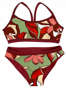 KAI REVERSIBLE RACERBACK BIKINI GARDENIA RUST