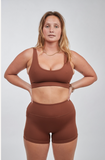 B23 SPORTS BRA-CACAO