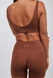 B23 SPORTS BRA-CACAO